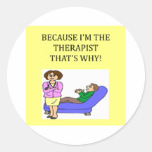 therapists know best sticker