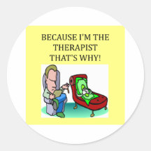 therapists know best sticker