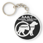 THERAPY DOG ANIMAL ASSISTED ACTIVITIES keychains