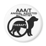 THERAPY DOG ANIMAL ASSISTED ACTIVITIES magnets