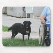 THERAPY DOG PHOTO 2 MOUSE PAD