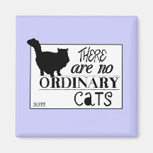 There Are No Ordinary Cats - All Colours Magnet