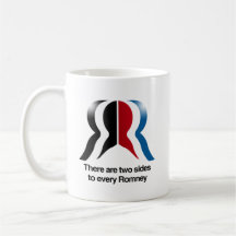 There are two sides to every Romney Coffee Mugs
