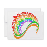 There is always a lucky rainbow over Ireland invitations