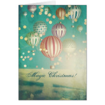 There is Magic  Christmas Greeting Card
