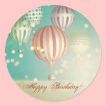 There is magic in the air - happy birthday stickers