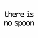 there is no spoon embroidered shirts