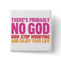 There Is Probably No God Buttons