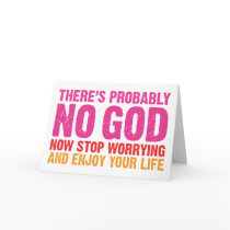 There Is Probably No God Cards