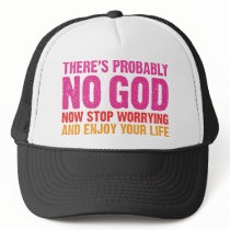 There Is Probably No God Mesh Hat