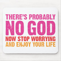 There Is Probably No God Mousemat