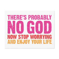 There Is Probably No God Post Cards