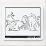 There was an Old Man in a pew Mousepads