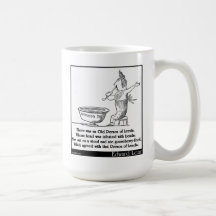 There was an Old Person of Leeds Coffee Mugs