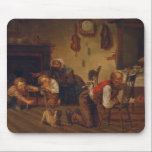 There's A Cat on Dad's Back!! mousepads