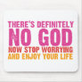 There's Definitely No God (Vertical) Mouse Pads