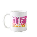 There's Definitely No God (Vertical) mugs
