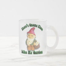 There's Gnome Place Like My Garden Frosted Mug