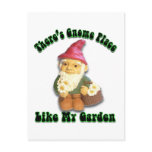 There's Gnome Place Like My Garden Gifts postcards