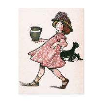 "There's many a slip....Vintage Illustration