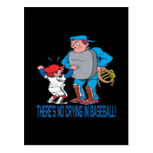 Theres No Crying In Baseball Postcards