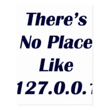 Theres No Place like 127001 Postcard