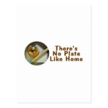 Theres No Plate Like Home (Baseball) Post Card