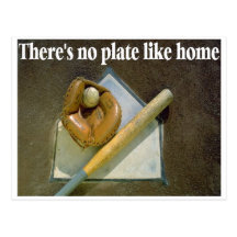 Theres No PLATE Like Home Post Card