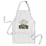 There's No Such Thing as Too Many Books! aprons