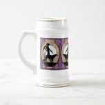 Theresa in Brown & Plum - Art Deco Lady with Dog Coffee Mug