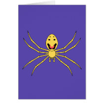Theridion grallator AKA Happy Face Spider Greeting Card