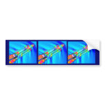 THERMAL IMAGE ATLANTIS SPACE SHUTTLE BUMPER STICKER