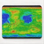 Thermal Inertia Map of Mars Mousepad
