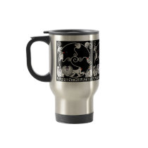 Thermal Mug/Thermos: - Jugendstil - Affentheater