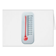 Thermometer illustration card