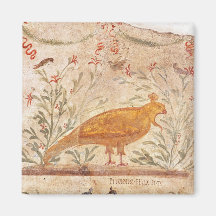 thermopolium  depicting phoenix and inscription fridge magnet