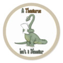 Thesaurus Dinosaur stickers