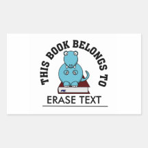 Thesaurus: The Dinosaur that Loves to Read Books Sticker