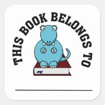 Thesaurus: The Dinosaur that Loves to Read Books Sticker