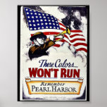 These Colours, Won't Run, Pearl Harbour Print