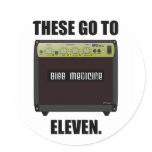 THESE GO TO ELEVEN NIGEL STICKER