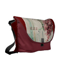 These Quiet Seasons December Berries Courier Bags