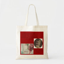 These Quiet Seasons December Wild Berries Canvas Bag