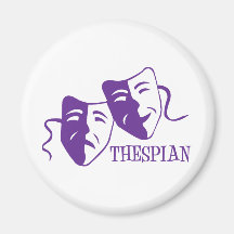 thespian purple magnet