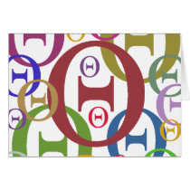 Theta Greeting Card