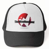 TheWoohooBand baseball hat w/black brim & red logo