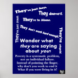 They Are Poverty Poster