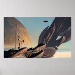 They came from the sky - scifi poster