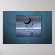 They Stole The Moon Print