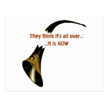 They Think It's All Over... Postcard